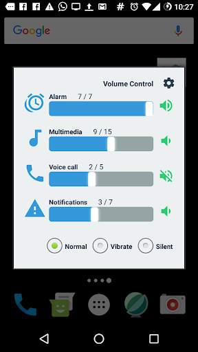 The Control Volume Widget 1 تصوير الشاشة