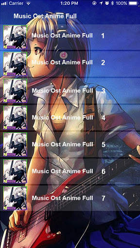 Music Ost Anime Full Offline J-pop Collection screenshot 1