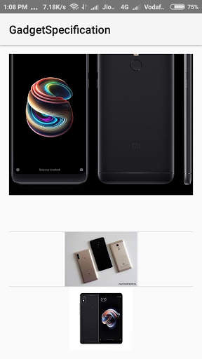 Gadget Specifications screenshot 2