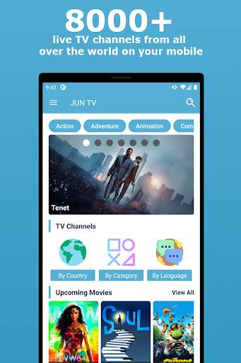 JUN TV- HD Movies and TV App screenshot 1