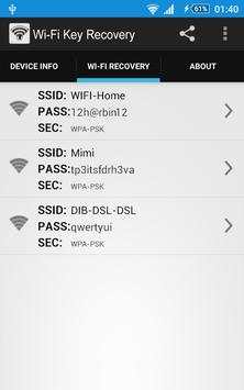 WiFi Key Recovery screenshot 1