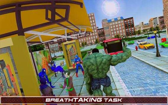 Superhero Passenger Bus Driving Simulation Game screenshot 13
