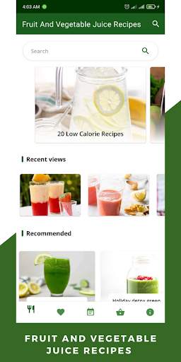 Fruit - Vegetable Juice Recipe screenshot 1