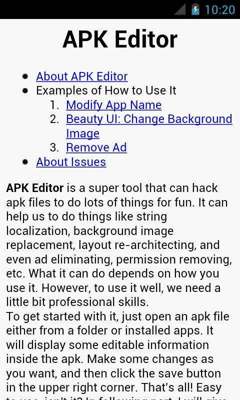 APK Editor स्क्रीनशॉट 7