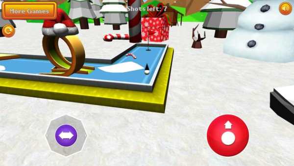 Mini Golf: Retro Christmas स्क्रीनशॉट 1