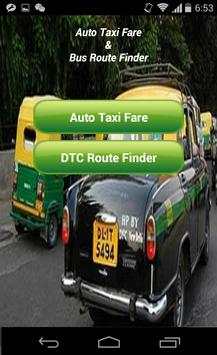 Auto Taxi Fare & DTC Bus Route screenshot 1