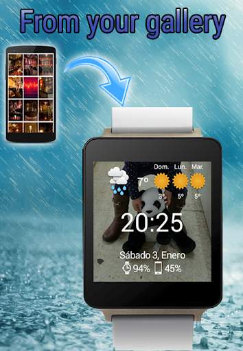 Beautiful Weather Watch Face screenshot 2