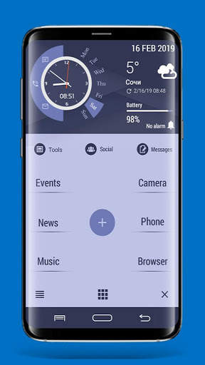 Тема FlatUI для Total Launcher screenshot 1