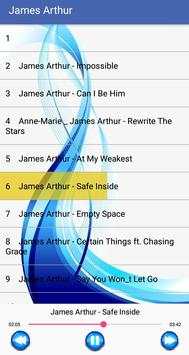 James Arthur Songs  - Offline screenshot 4