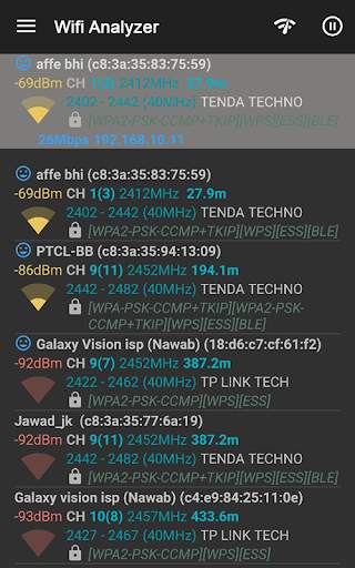 WiFi Analyzer Internet Speed Test screenshot 2