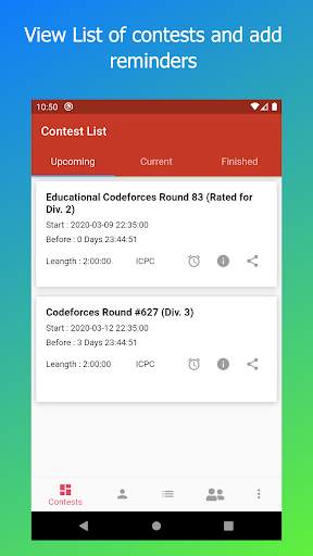 My CodeForces - Contest, Profile and Problems screenshot 7