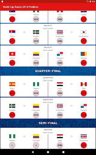 World Cup Russia 2018 Predictor screenshot 6