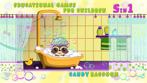 Candy Raccoon: Balloon Games screenshot 2