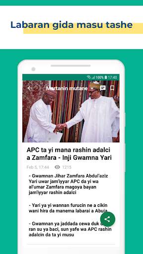 Labaran Najeriya HAUSA: Legit.ng NAIJ Nigeria News screenshot 2