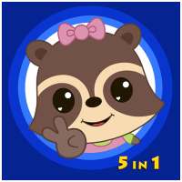 Candy Raccoon: Balloon Games