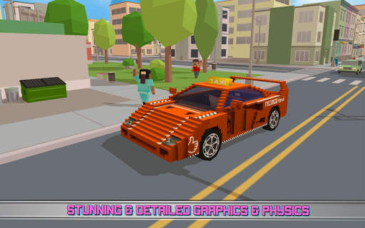 Fast City Taxi Race Legend screenshot 1