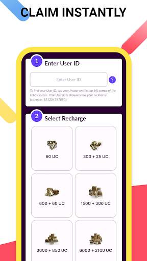 Earn Uc & Diamonds PUGB FF screenshot 2