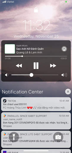 Lock screen & Notification iOS 14 screenshot 2