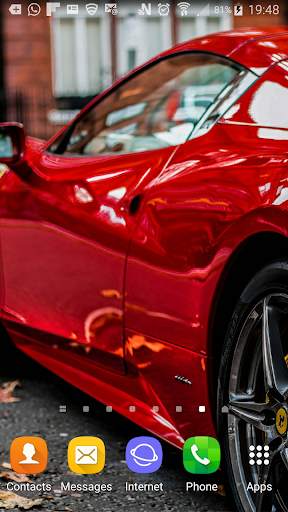 Super Cars Live Wallpaper screenshot 1