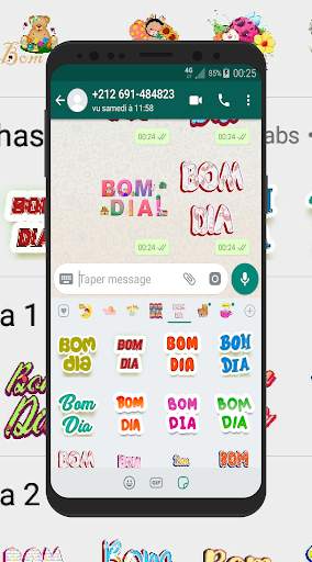 Figurinhas de Bom Dia e Boa Noite- WAStickerApps screenshot 3
