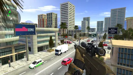 Sniper Shoot Traffic screenshot 6