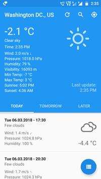 UC Weather 1 تصوير الشاشة