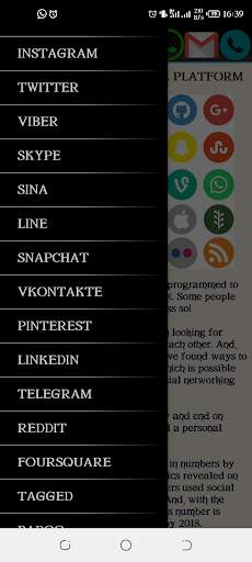 All social media app:All in one screenshot 3