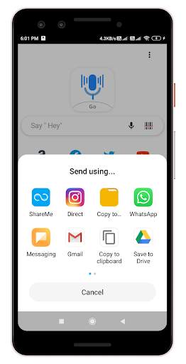 Go Voice Search 8 تصوير الشاشة