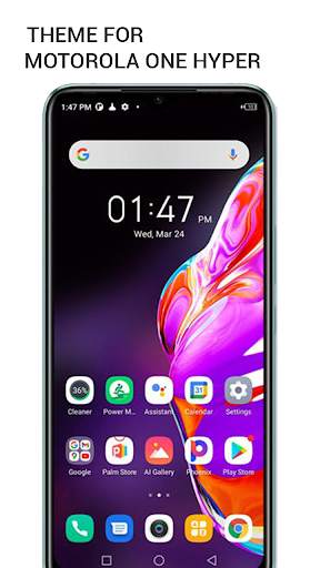 Launcher theme for Motorola One Hyper screenshot 1