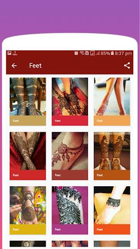 Mehndi & Hena Design App screenshot 10