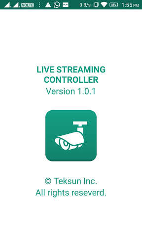 RTSP Live Streaming Controller screenshot 1