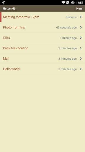 Classic Notes Lite - Notepad screenshot 1