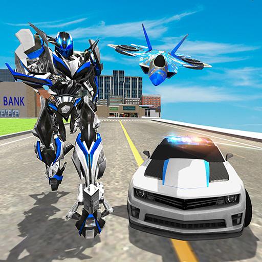 US Plane Robot Car Transform icon