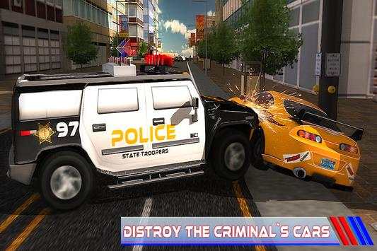 Criminal Police Car Chase 3D👮 screenshot 4