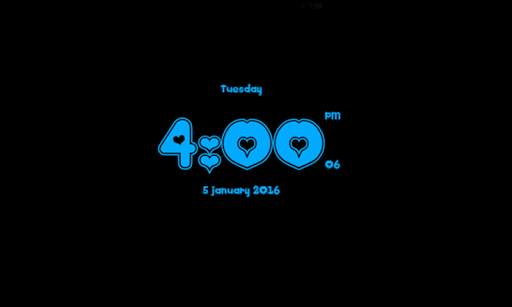 Love clock live wallpaper screenshot 9