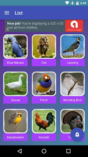 Birds Sounds 3 تصوير الشاشة