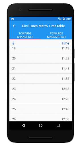 Jaipur Metro Route, Fares, Map, Timings - 2020 screenshot 7