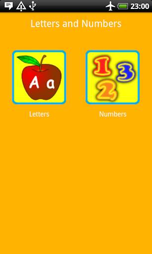 Letters and Numbers Toddlers screenshot 1