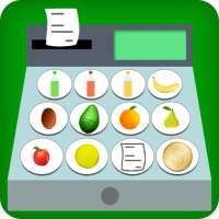 food store cash register logo