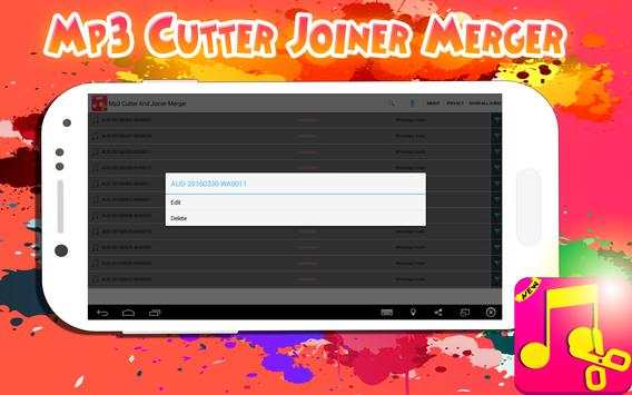 Mp3 Cutter And Joiner-Merger screenshot 6