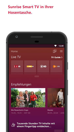 Sunrise Smart TV screenshot 3
