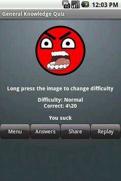 General Knowledge Quiz 4 تصوير الشاشة