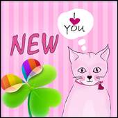 Pink Kitties for GO Launcher 3.0