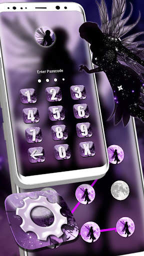 Fairy Dark Purple Theme screenshot 4