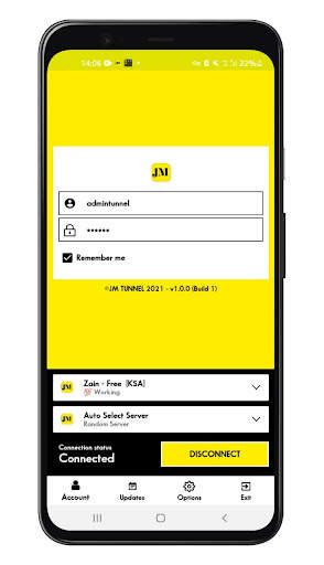 JM Tunnel vpn screenshot 2