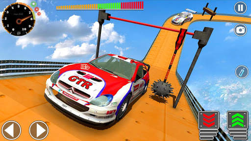 Impossible Mega Ramp Sports Car Stunt Drive screenshot 5