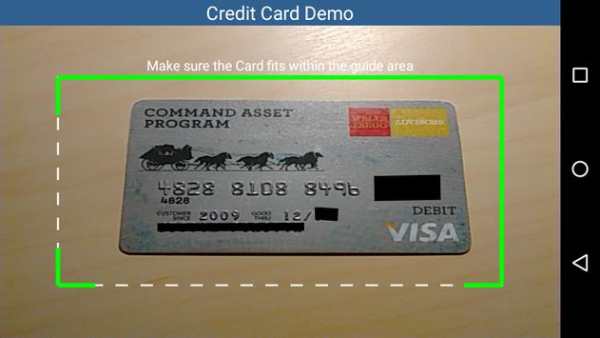 LEADTOOLS Credit Card App screenshot 1