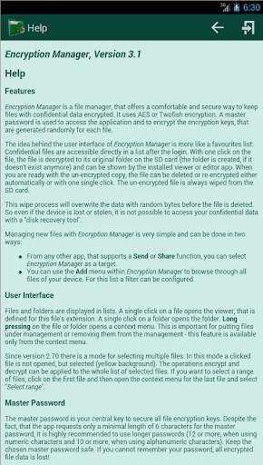 Encryption Manager Lite screenshot 8