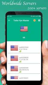Turbo VPN - Unlimited Free VPN Master screenshot 5