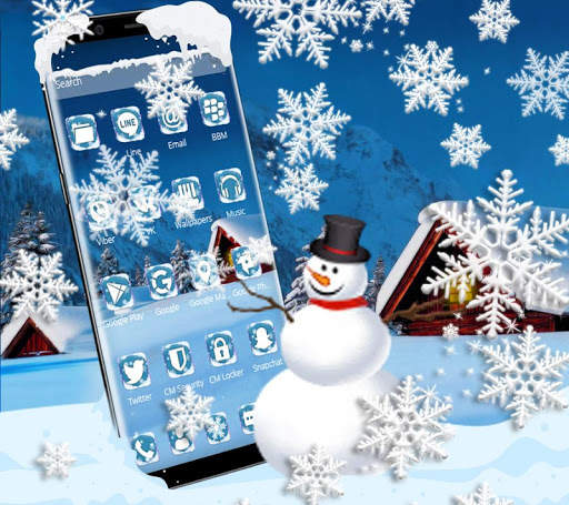 Cool Snow Flake Theme❄️☃️ screenshot 3